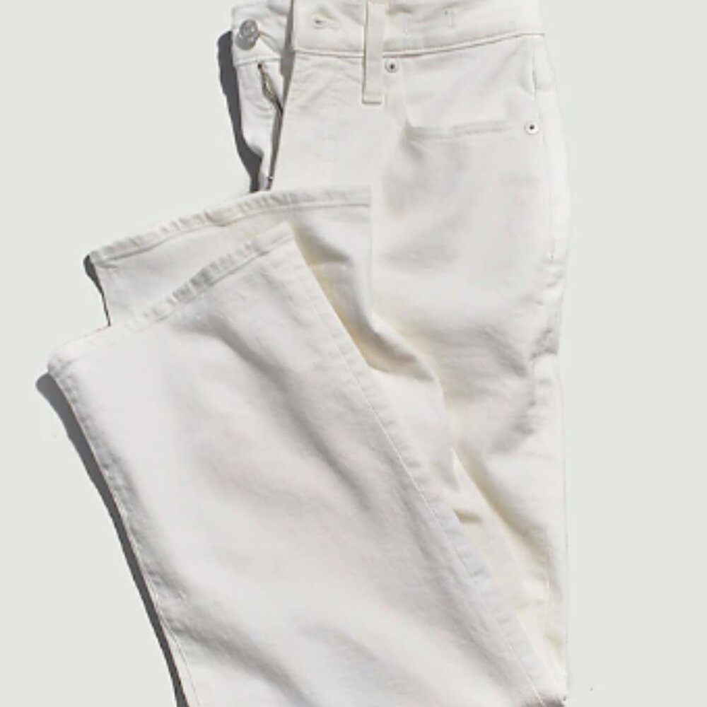 Madewell - The Perfect Vintage Wide Leg Crop Jean - "Canvas" Size 27